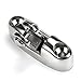 MIZUGIWA Bimini Top Stainless Steel Swivel Deck Hinge with Rubber Pad