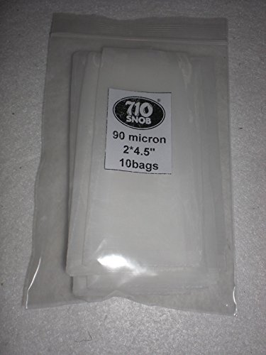 Rosin Press 90u micron bags 2 x 4.5"