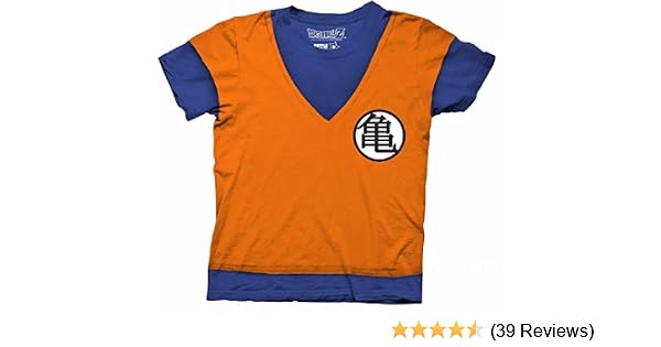 Amazon Com Dragonball Z Dragon Ball Z Goku Costume Cosplay Shirt - amazon com dragonball z dragon ball z goku costume cosplay shirt clothing