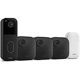 Blink Video Doorbell + Outdoor 4 – Wireless smart security cameras, head-to-toe HD view, two-year battery life. Sync Module C