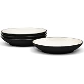 Noritake Colorwave Graphite Set of 4 Coupe Pasta Bowls, 9-1/4", 35 oz.
