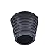 Do4U Umbrella Cone Umbrella Wedge Parasol Base Stand Patio Table Hole Ring Plug (Carbon Black)