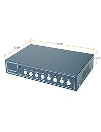toughsty ™ 8 CH Color non-realtime Video Quad Processor divisor de video de seguridad CCTV con audio y Pip