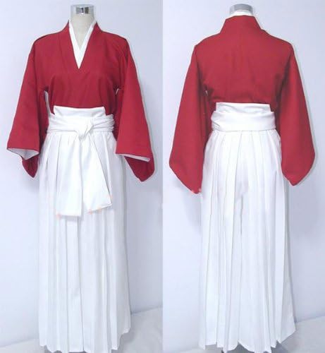 Amazon コスプレ衣装 るろうに剣心 緋村剣心 ひむら けんしん 赤和装 コスプレ 仮装 通販