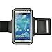 Deluxe Good Quality Workout Running Armband for Samsung Galaxy S4 and Samsung S3 (Black)