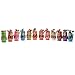 STOBOK Matryoshka Russian Dolls Key Chains Nesting Doll Key Rings for Handbag Mobile Phone Backpack,Pack of 12