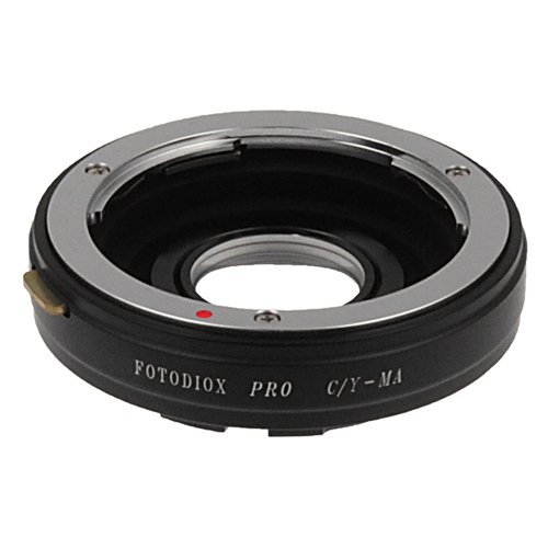 Fotodiox Pro Lens Mount Adapter - Contax/Yashica (CY) SLR Lens to Sony Alpha A-Mount (and Minolta AF) Mount SLR Camera Body