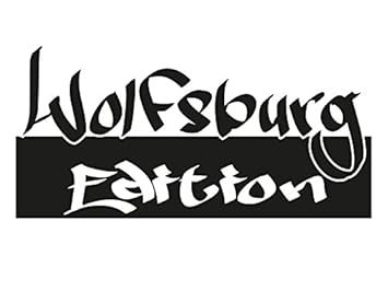 1 x Plott Aufkleber Wolfsburg Edition Special Style Sticker Tuning Decal OEM Fun