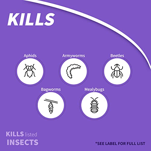 Bonide Eight Insect Control Vegetable, Fruit & Flower, 32 oz Concentrate Long Lasting