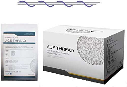 ACE PLLA thread lift KOREA face/whole body - Mono Screw Type (20pcs) - 12 sizes (27G50)
