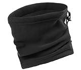 Polar Fleece Neck Warmers Snood Scarf Hat Unisex Thermal Ski Wear Snowboarding