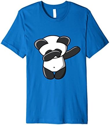 Mens Panda T Shirt Dabbing Dab Dance Emoji TShirt Large Royal Blue