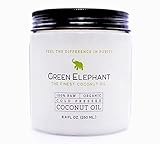 Extra Premium Grade Raw Organic Coconut Oil 250ml, Green Elephant, for beauty, skin, hair and nutrition