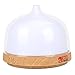 Aromatherapy Essential Oil Diffuser, EZOWare Essential Oil Portable Adjustable Ultrasonic Cool Mist Humidifier for Home Office Studio - 200ml, Wood Grain, 7 LED Color Changing
