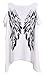 Buankoxy Women's Casual Short Sleeve Cold Shoulder Loose Fit T-Shirt