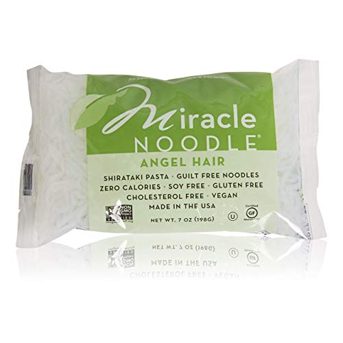 Miracle Noodle Shirataki Fettuccini & Angel Hair Variety Pack, Gluten