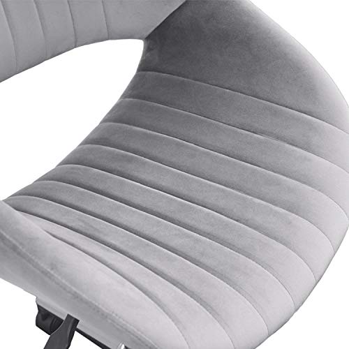 ovios Cute Desk Chair, Plush Velvet Office Chair, Modern Adjustable