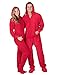 Footed Pajamas - Heatwave Hoodie Adult Chenille - Medium