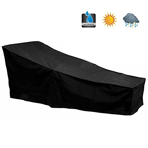 Hootech Patio Chaise Lounge Cover Heavy Duty Outdoor Lounge Chair Protector Waterproof Lightweig ...
