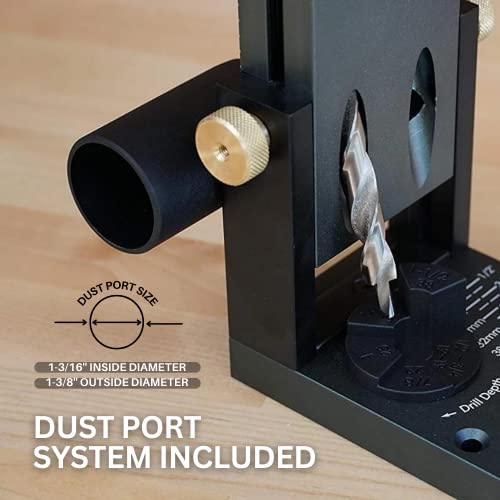 Massca Pocket Hole Jig Kit M1 Adjustable & Easy to Use Pocket Screw