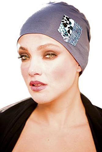 Guccini Hair Chemo Cancer Hat | 100% Bamboo Slip On Night Cap | Made In Italy
