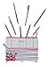 Vera Bradley Pencil Pouch for 3 Ring Binder, Durable Canvas Zip Pouch Pen Case, Ikat Bouquet