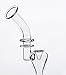 Syentec Clear 9.2'' Recycler Hand Blown Glass Percolater Pipe