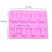 Parateck Bachelorette Jello Mold Reusable Silicone Penis Candy Mold Ice Mould (Pack of 2)