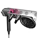 Nozza Hair Dryer Wall Mount Holder, Aluminum Alloy Wall Bracket Holder for Dyson Supersonic Hair Dryer, Diffuser and Two Nozzles