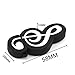 CHUYI Novelty and Cute Music Note Shape Design 8GB USB 2.0 Flash Drive Pen Drive Memory Stick Storage Cool Thumb Drive U Disk Gift (Black-1 Pack)
