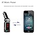 TUPELO Bluetooth FM Transmitter, In-Car Bluetooth Receiver, FM Radio Stereo Adapter, Car MP3 Player with Bluetooth Handsfree Calling and Dual USB Port