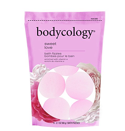 Bodycology Sweet Love Bath Soak Fizzies Bombs 8-2.1 Oz Balls