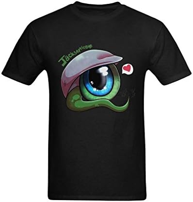 XouAEN Men's Jacksepticeye Heart T-shirt Size L