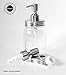 Domary Concepts 2 Pack Mason Jar Liquid Soap Dispenser Pump and Lid Kit Set for Standard Mouthed Jars - Jars NOT Included