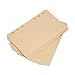 Refillable Craft Paper,Perfect for MALEDEN Premium PU Leather Classic Embossed Travel Journal Diary