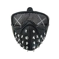 Liobaba Halloween Punk Devil Cosplay Anime Stage Mask Ghost Steps Street Masquerade Death Masks Watch Dogs Rivet Party Face Masks