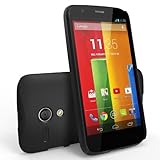 Moto G Case - Ringke Slim Better Grip Premium Hard Case Cover with Free Screen Protector for Motorola Moto G 1st Gen. 2013 - Retail Packaging - Black