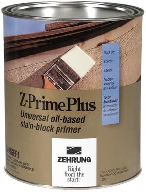 Zehrung 12804 1 quart Z-Prime Plus Universal Oil Based Stain Block Primer by Zehrung