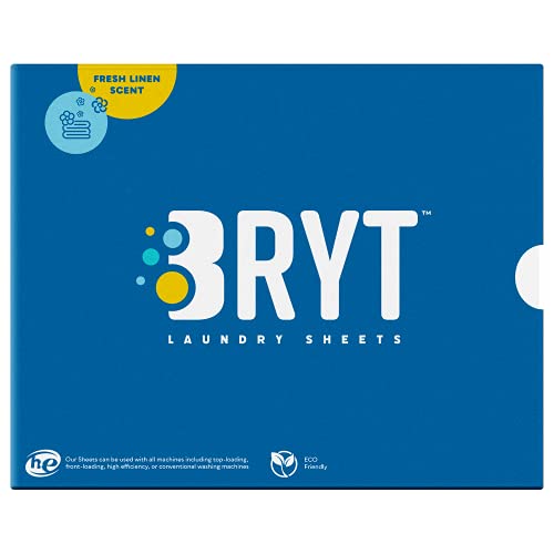Bryt 50 Laundry Detergent Sheets Laundry Sheets Detergent Safe For