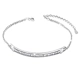 Sterling Silver Engraved Inspirational Necklace Bracelet