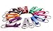 Shapenty 8 Colored Metal Split Key Ring Chain Keychain Bulk Aluminum Pocket Claw Bar Soda Beverage Beer Bottle Opener, 16 Pieces