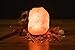Natural Himalayan Salt Lamp on Solid Wood Base | to Purify Air & Set Relaxing Mood | Dual Voltage (AC 230V/110V), UL Listed, 6' Cord & Dimmer Switch, a Great Gift, 9-14 lbs