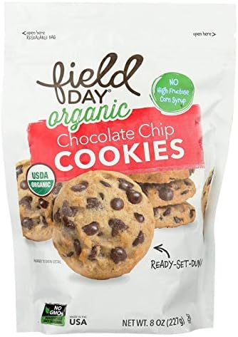 Field Day Organic Chocolate Chip Cookies - Cookies - Case of 6 - 8 oz.