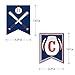 Maplelon Baseball CONCESSIONS Birthday Banner, Baby Shower Sports Themed Pennant Decoration