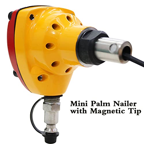 BHTOP Pneumatic Mini Palm Nailer with Tip Ergonomic Nail Gun For Joist Hangers & Metal