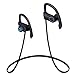 UCero Waterproof Bluetooth Sports 4.1 Headphones Wireless Earhook in Ear Earphones with Mic and APT-X Secure Fit Running,Cycling,Hiking for iPhone 7,7Plus,Samsung S6 and Other Devices(Black-Blue)