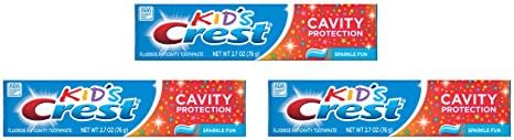 Crest Kid's Cavity Protection Sparkle Fun Toothpaste 2.7 oz. ( 3 PACK )