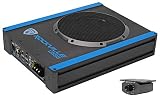 Rockville USS8 8" 600w Slim Under-Seat Active Powered Car/Truck Subwoofer Sub
