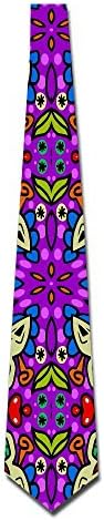 Colorful Fish Cartoon Pattern Men's Classic Silk Wide Tie Necktie (8 CM)