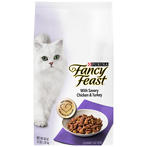 Purina Fancy Feast With Savory Chicken & Turkey Dry Food - (1) 3 lb. Bag